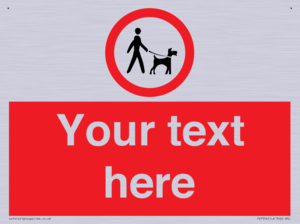 PV7554: Custom Road regulatory dogs on leads