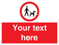PV7554: Custom Road regulatory dogs on leads