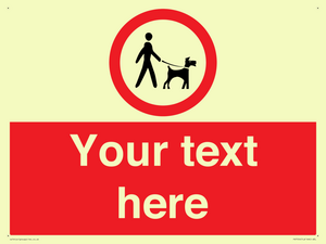 PV7554: Custom Road regulatory dogs on leads