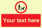 PV7554: Custom Road regulatory dogs on leads