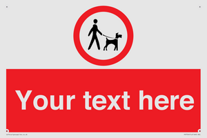 PV7554: Custom Road regulatory dogs on leads