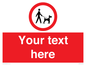 PV7554: Custom Road regulatory dogs on leads