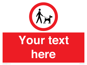 PV7554: Custom Road regulatory dogs on leads