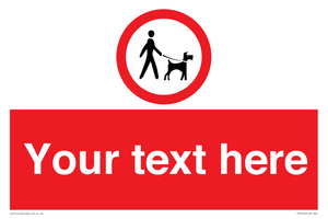 PV7554: Custom Road regulatory dogs on leads