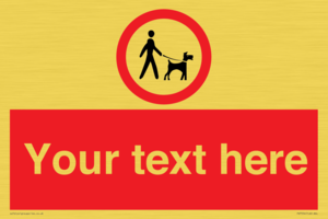 PV7554: Custom Road regulatory dogs on leads