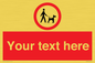 PV7554: Custom Road regulatory dogs on leads