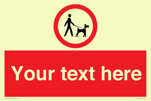 PV7554: Custom Road regulatory dogs on leads