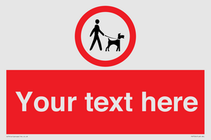 PV7554: Custom Road regulatory dogs on leads