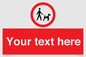 PV7554: Custom Road regulatory dogs on leads