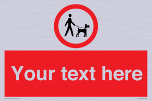 PV7554: Custom Road regulatory dogs on leads
