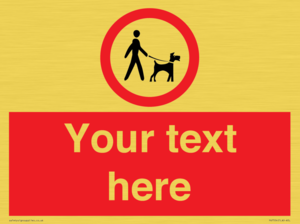 PV7554: Custom Road regulatory dogs on leads