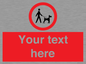 PV7554: Custom Road regulatory dogs on leads