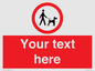 PV7554: Custom Road regulatory dogs on leads