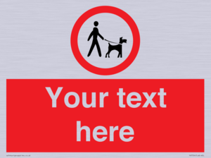 PV7554: Custom Road regulatory dogs on leads