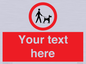 PV7554: Custom Road regulatory dogs on leads