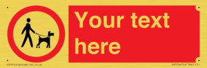 PV7554: Custom Road regulatory dogs on leads