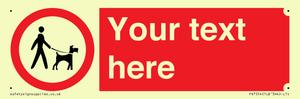 PV7554: Custom Road regulatory dogs on leads