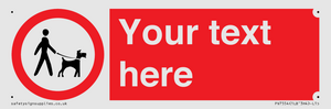 PV7554: Custom Road regulatory dogs on leads