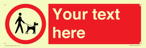 PV7554: Custom Road regulatory dogs on leads