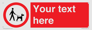 PV7554: Custom Road regulatory dogs on leads