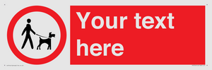 PV7554: Custom Road regulatory dogs on leads
