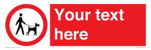 PV7554: Custom Road regulatory dogs on leads