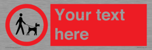 PV7554: Custom Road regulatory dogs on leads