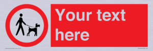 PV7554: Custom Road regulatory dogs on leads