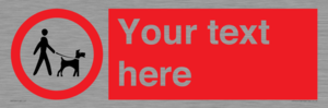 PV7554: Custom Road regulatory dogs on leads