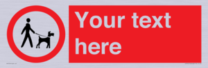 PV7554: Custom Road regulatory dogs on leads