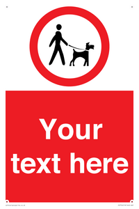 PV7554: Custom Road regulatory dogs on leads