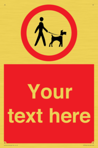 PV7554: Custom Road regulatory dogs on leads