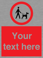 PV7554: Custom Road regulatory dogs on leads