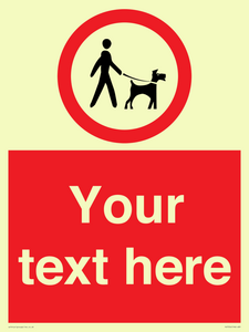 PV7554: Custom Road regulatory dogs on leads