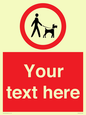 PV7554: Custom Road regulatory dogs on leads