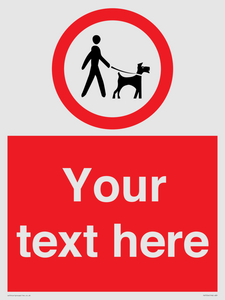 PV7554: Custom Road regulatory dogs on leads