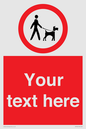 PV7554: Custom Road regulatory dogs on leads