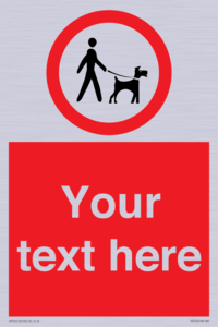 PV7554: Custom Road regulatory dogs on leads