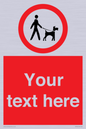 PV7554: Custom Road regulatory dogs on leads