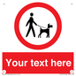 PV7554: Custom Road regulatory dogs on leads