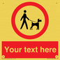 PV7554: Custom Road regulatory dogs on leads