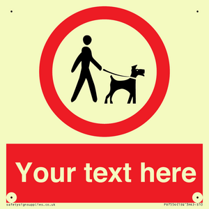 PV7554: Custom Road regulatory dogs on leads