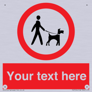 PV7554: Custom Road regulatory dogs on leads