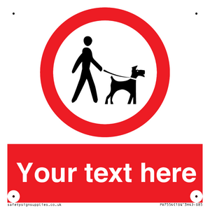 PV7554: Custom Road regulatory dogs on leads
