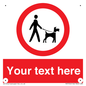 PV7554: Custom Road regulatory dogs on leads