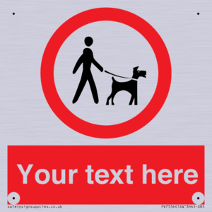 PV7554: Custom Road regulatory dogs on leads