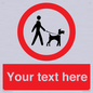 PV7554: Custom Road regulatory dogs on leads