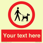 PV7554: Custom Road regulatory dogs on leads