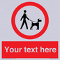 PV7554: Custom Road regulatory dogs on leads