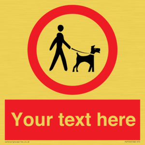 PV7554: Custom Road regulatory dogs on leads